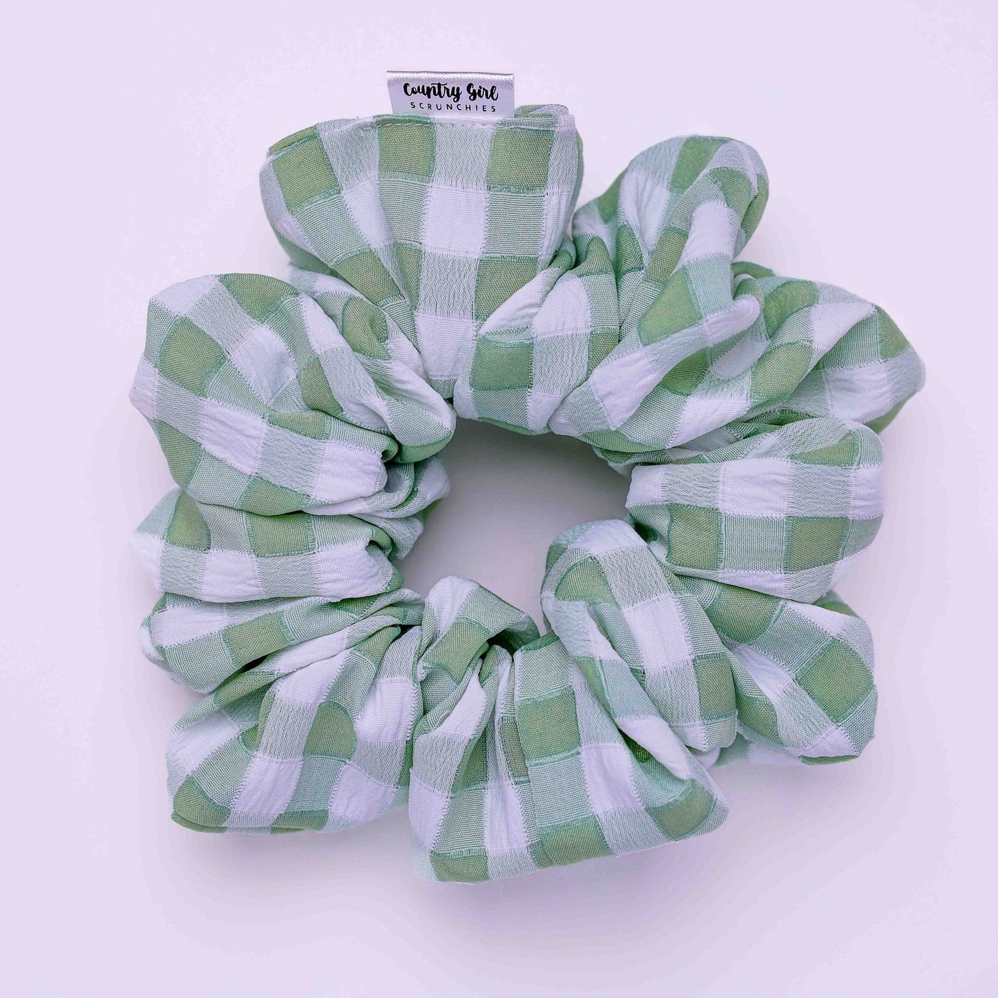GREEN GINGHAM MIDI